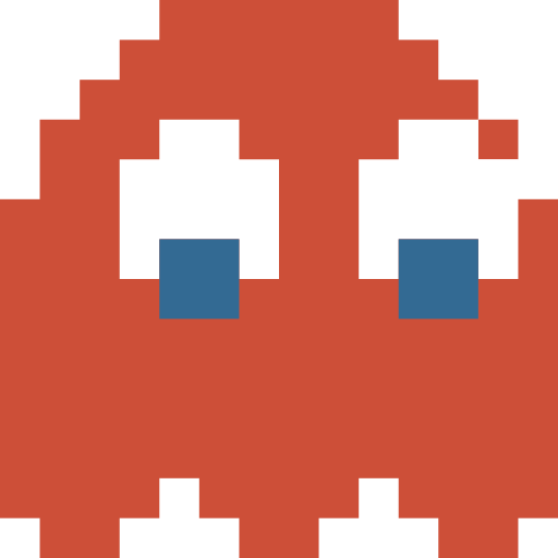 fantasma pacman rosso